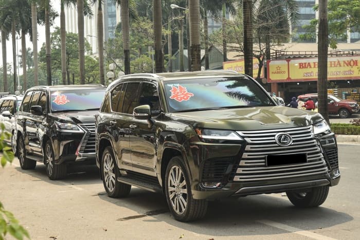 Đoàn xe cưới hạng sang - Lexus 