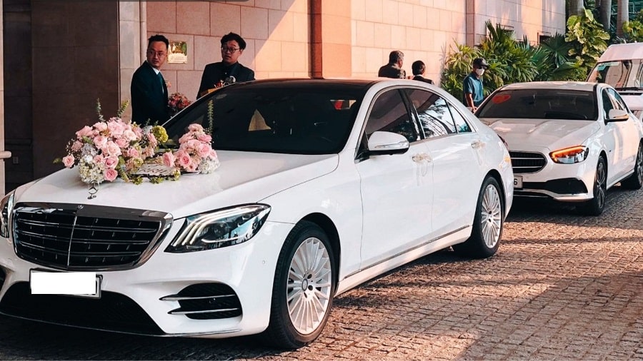 Mercedes S450 - Mẫu xe hoa siêu sang trọng