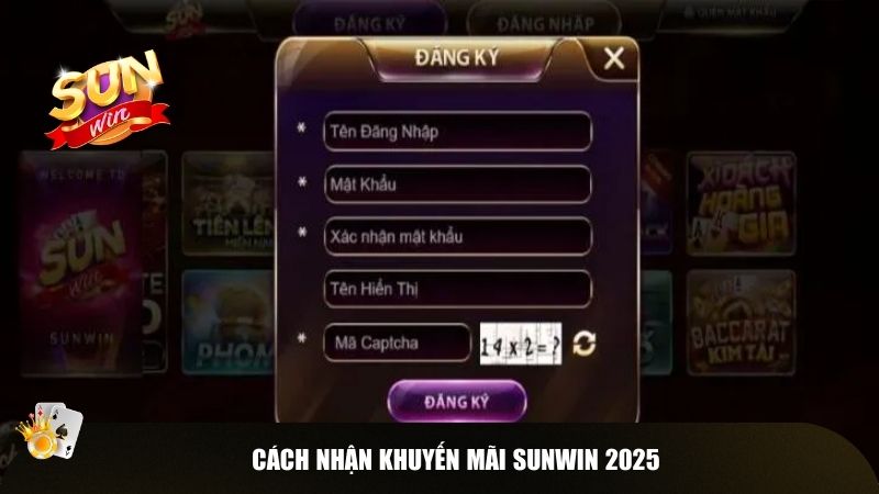 Cách nhận khuyến mãi Sunwin 2025