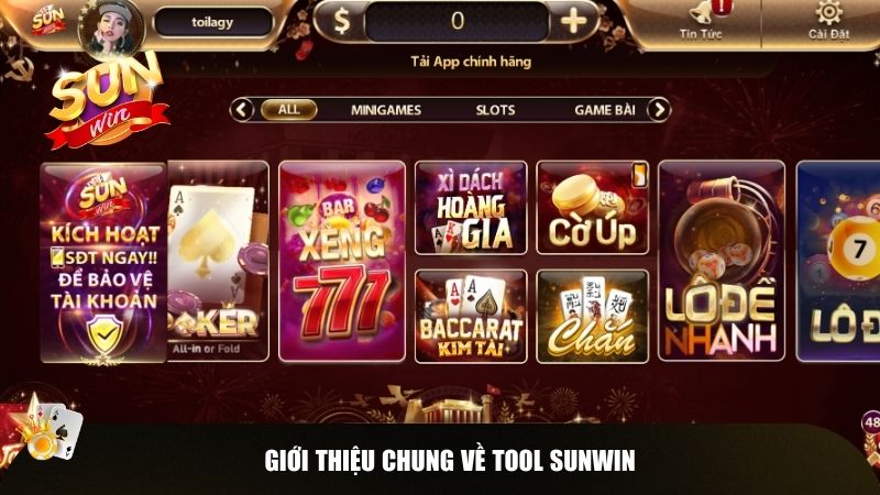 Giới thiệu chung về tool Sunwin
